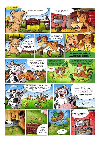 Planche 24 de Germaine la vache