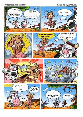 Planche 26 de Germaine la vache