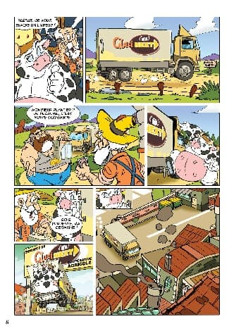 Planche 8 de Germaine la vache contre attaque