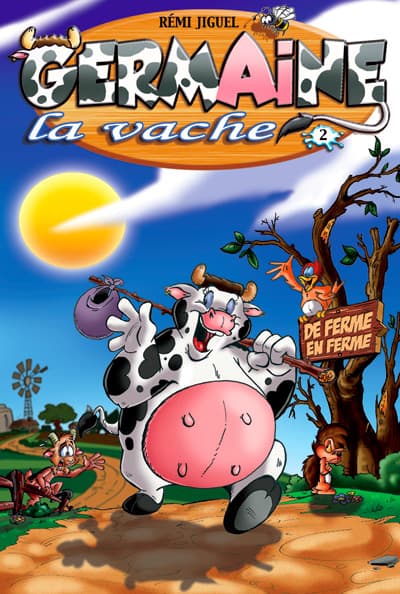 Couverture de Germaine la vache : De ferme en ferme